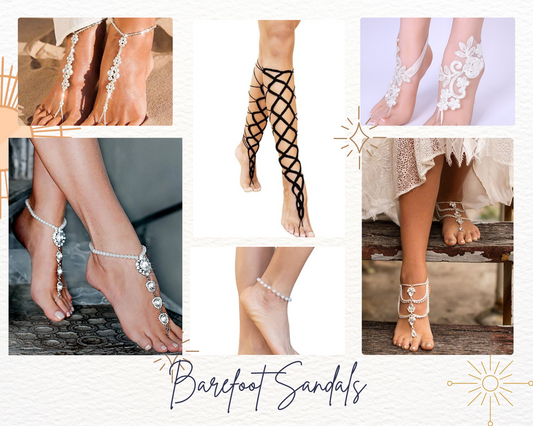 Beautiful Barefoot Sandals for your Destination Wedding