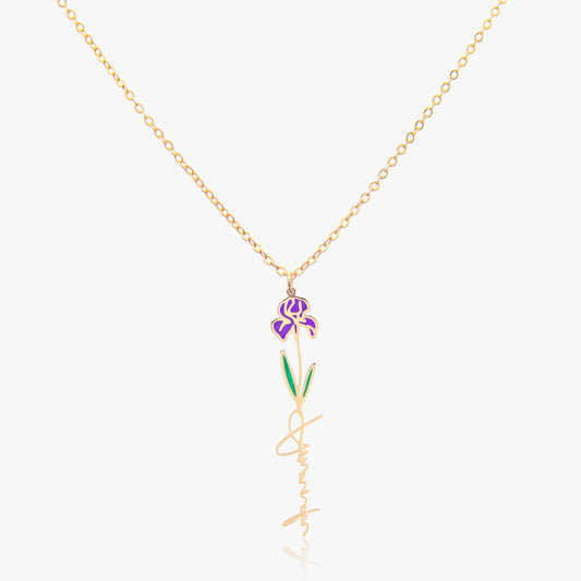 Birth Flower Necklace