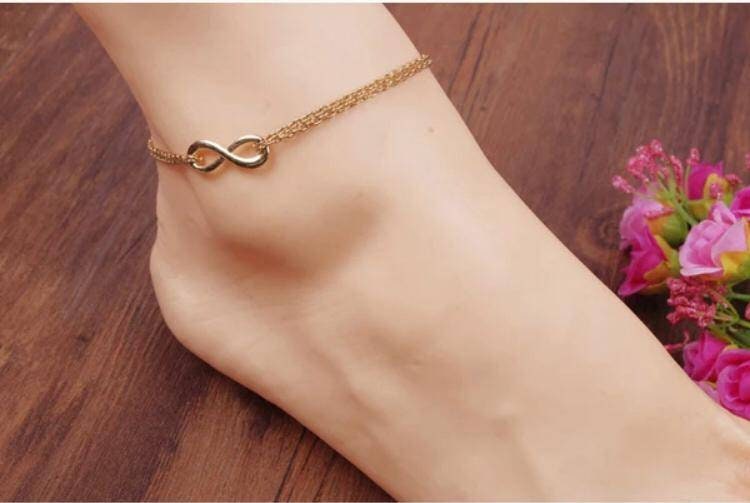 14kGold filled anklet ,anklet for women ,dainty anklet, anklet,foot jewelry,infinity anklet,minimalist jewelry,ankle bracelet,anklace