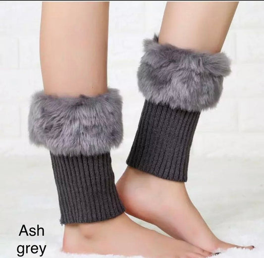 Fur leg warmer, leg warmer for women, boot cuffs, faux fur boot cuffs, holiday gift for girls