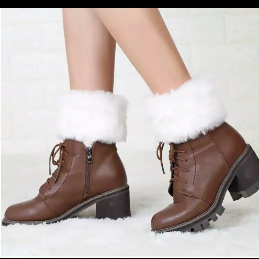 Faux fur boot cuffs, fur leg warmer, faux fur leg warmer, leg warmer for women, boot fur, boot socks