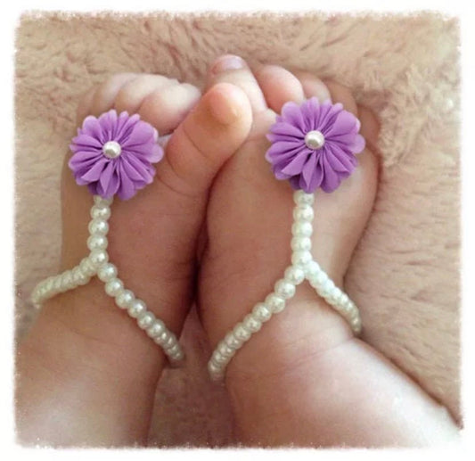 Baby barefoot sandals, flower girl sandals , infant barefoot shoes, toddler barefoot sandals , children barefoot sandals