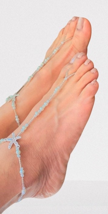 Starfish barefoot sandals, beach barefoot sandals,wedding barefoot sandals,boho barefoot sandals,footless sandals,thong sandals,bridesmaids