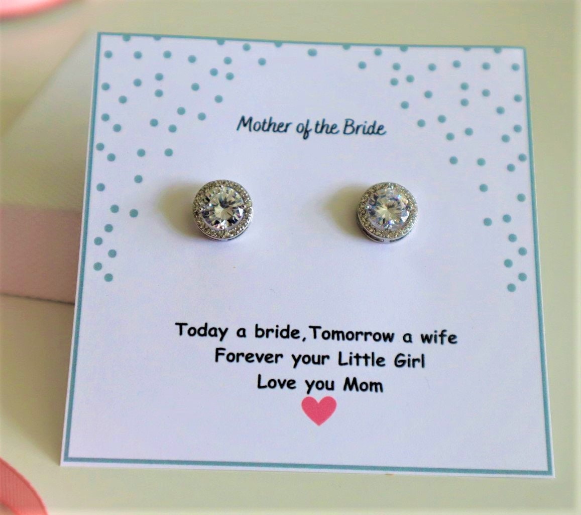 Brides mom Earrings ,Gift for brides Mom,Gift for Groom Mom ,Mother's day gift , gift for mom