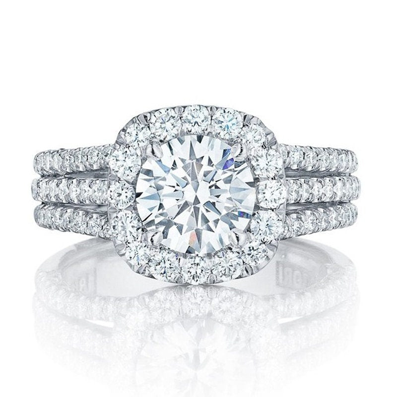 CZ Ring with big diamond CZ Stone, Statement ring fashion Ring Proposal Ring