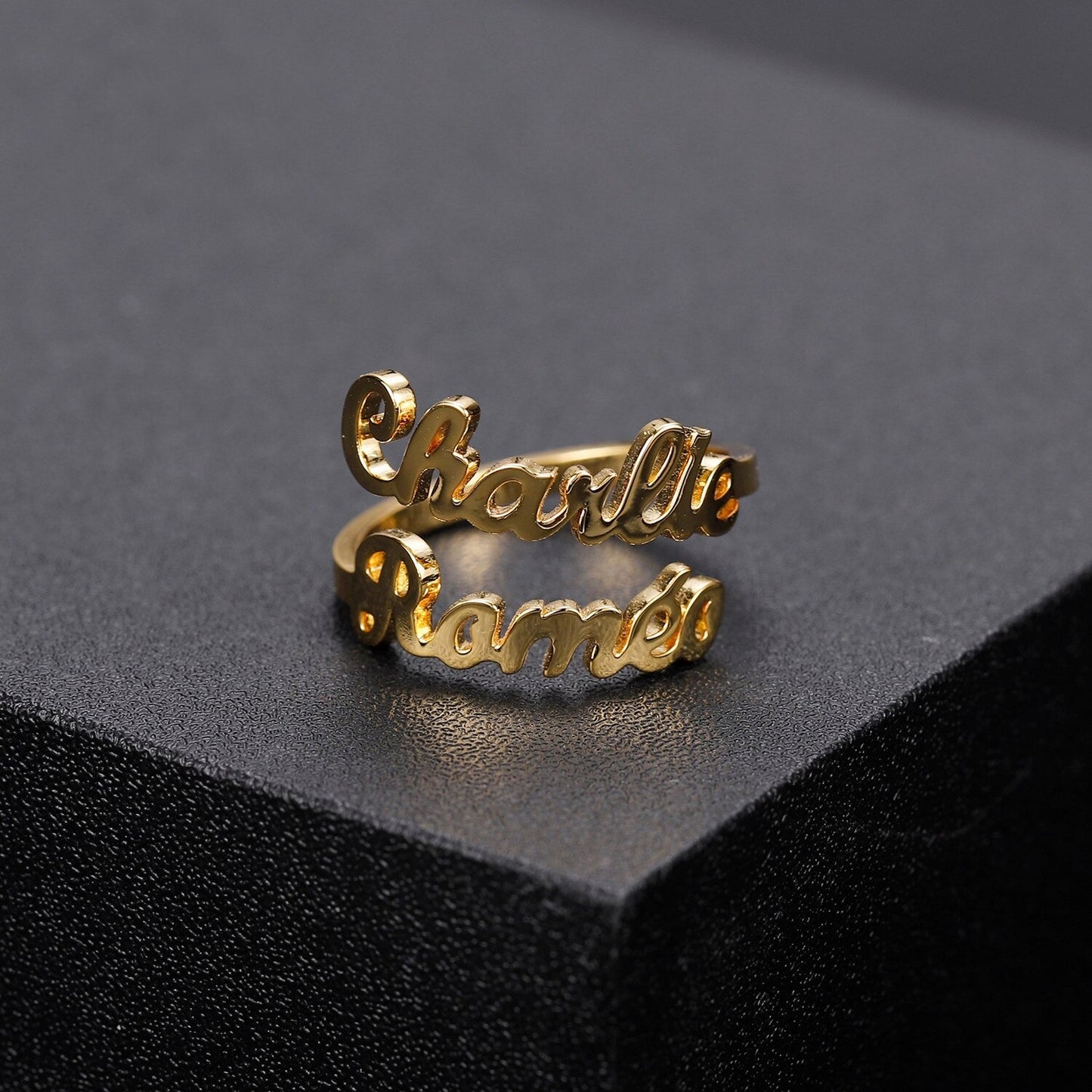 Two name ring for Wife