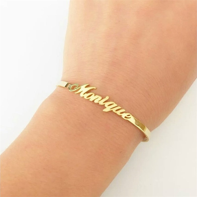 Personalized cuff bracelet