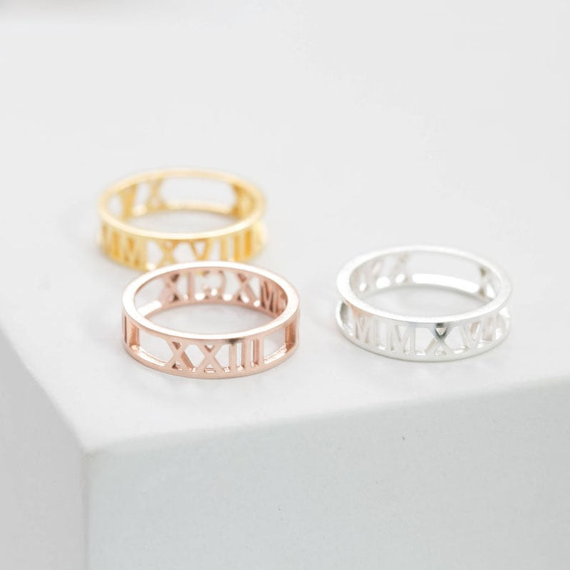 Coordinates Ring , Personalized GPS Ring