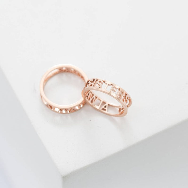 Coordinates Ring , Personalized GPS Ring